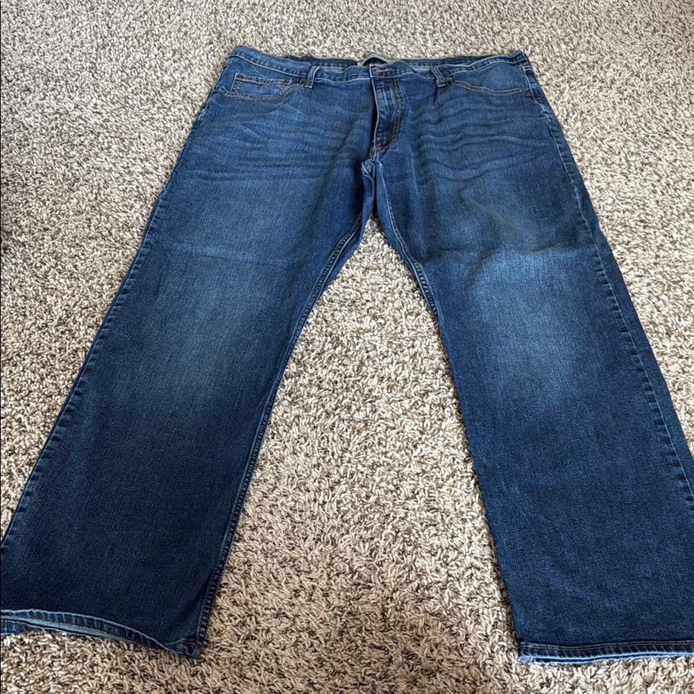 Wrangler Blue Relaxed Jeans Classic Denim Style